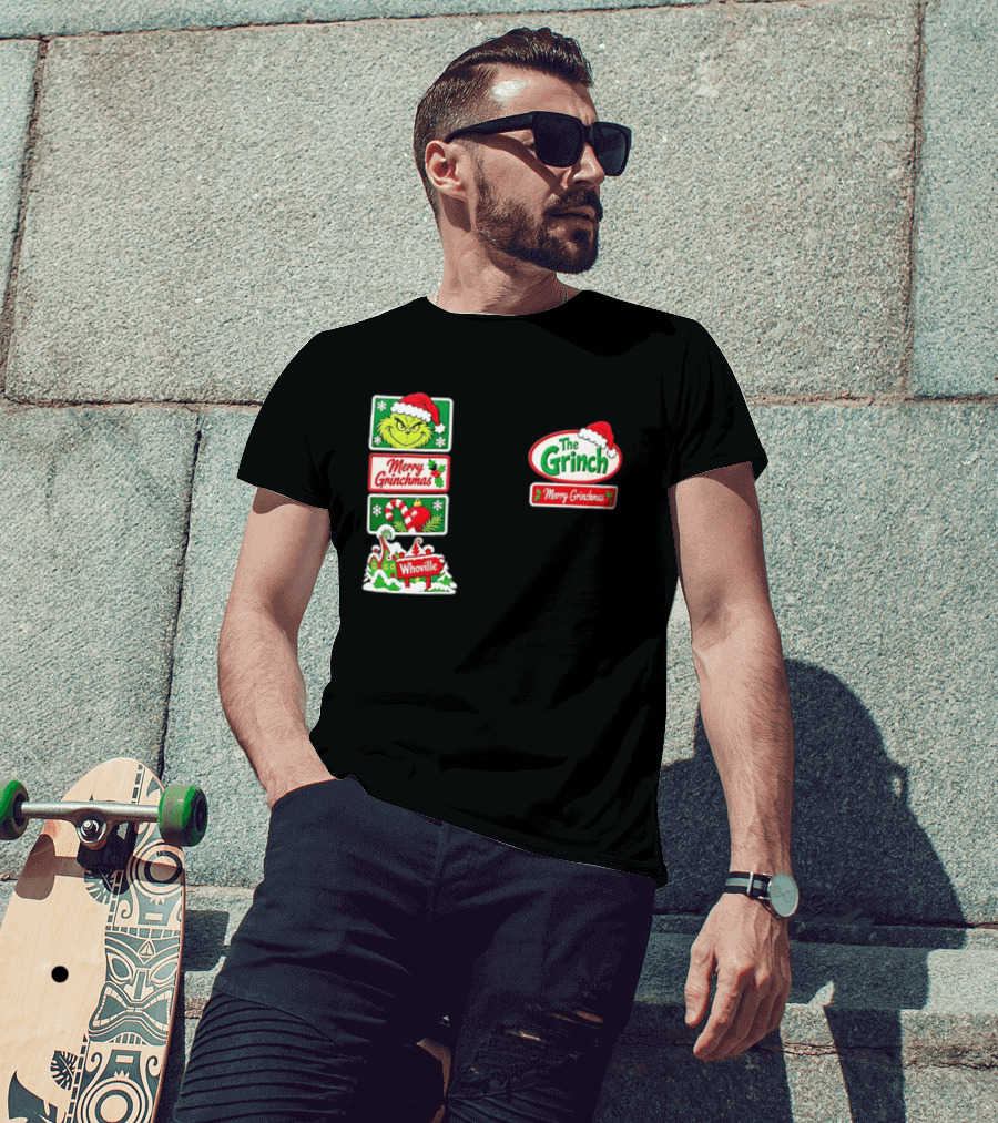The Grinch Merry Grinchmas Whoville Holiday Christmas T-Shirt