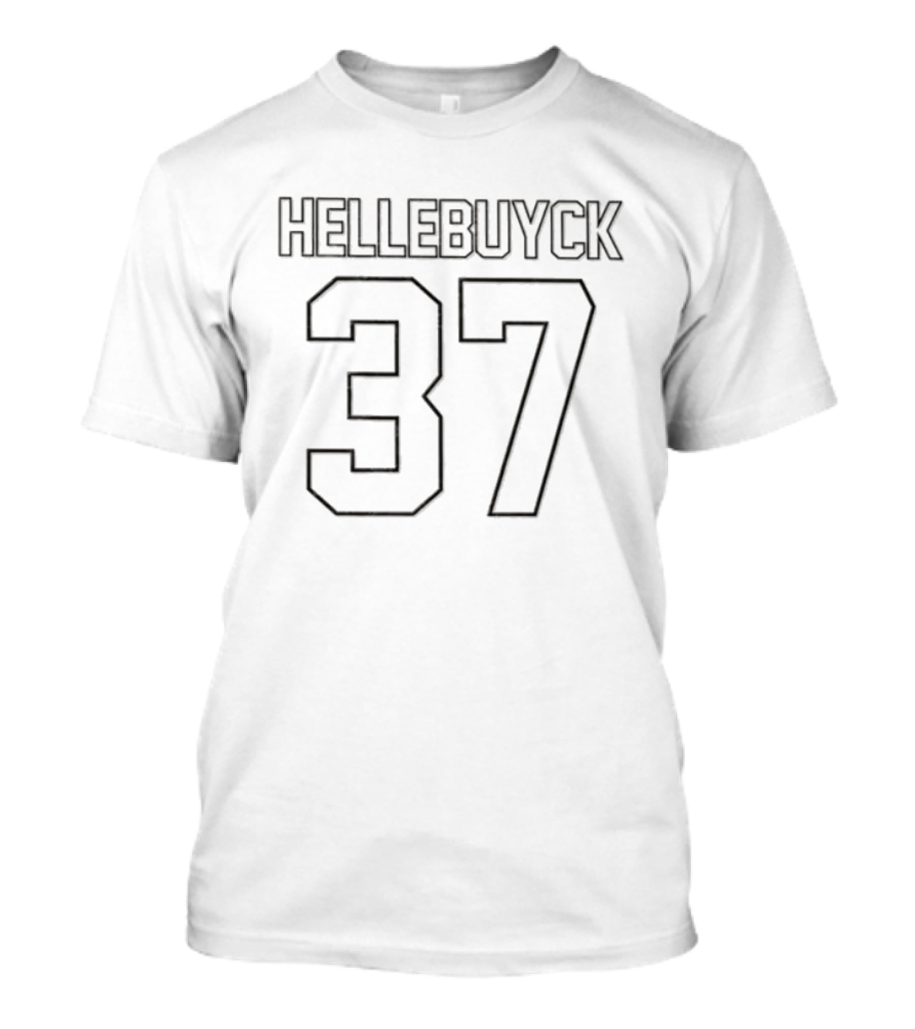 Connor Hellebuyck #37 New Jersey Devils Hockey T-Shirt