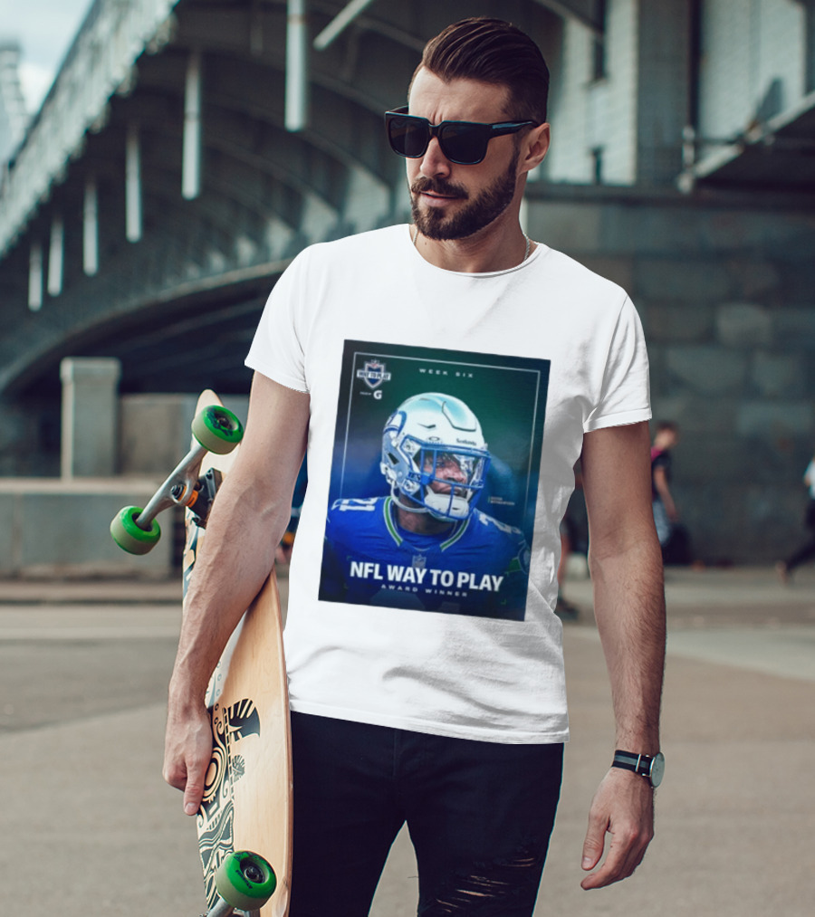 NFL Way To Play Devon Witherspoon Seattle Seahawks Week Six Award Winner T-Shirt