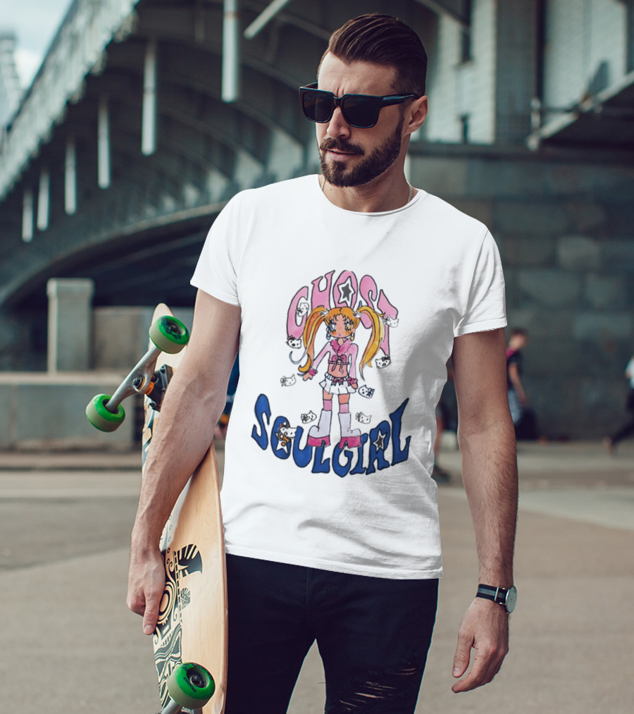 Ghost Soulgirl Anime Star Aesthetic Kawaii Girl T-Shirt