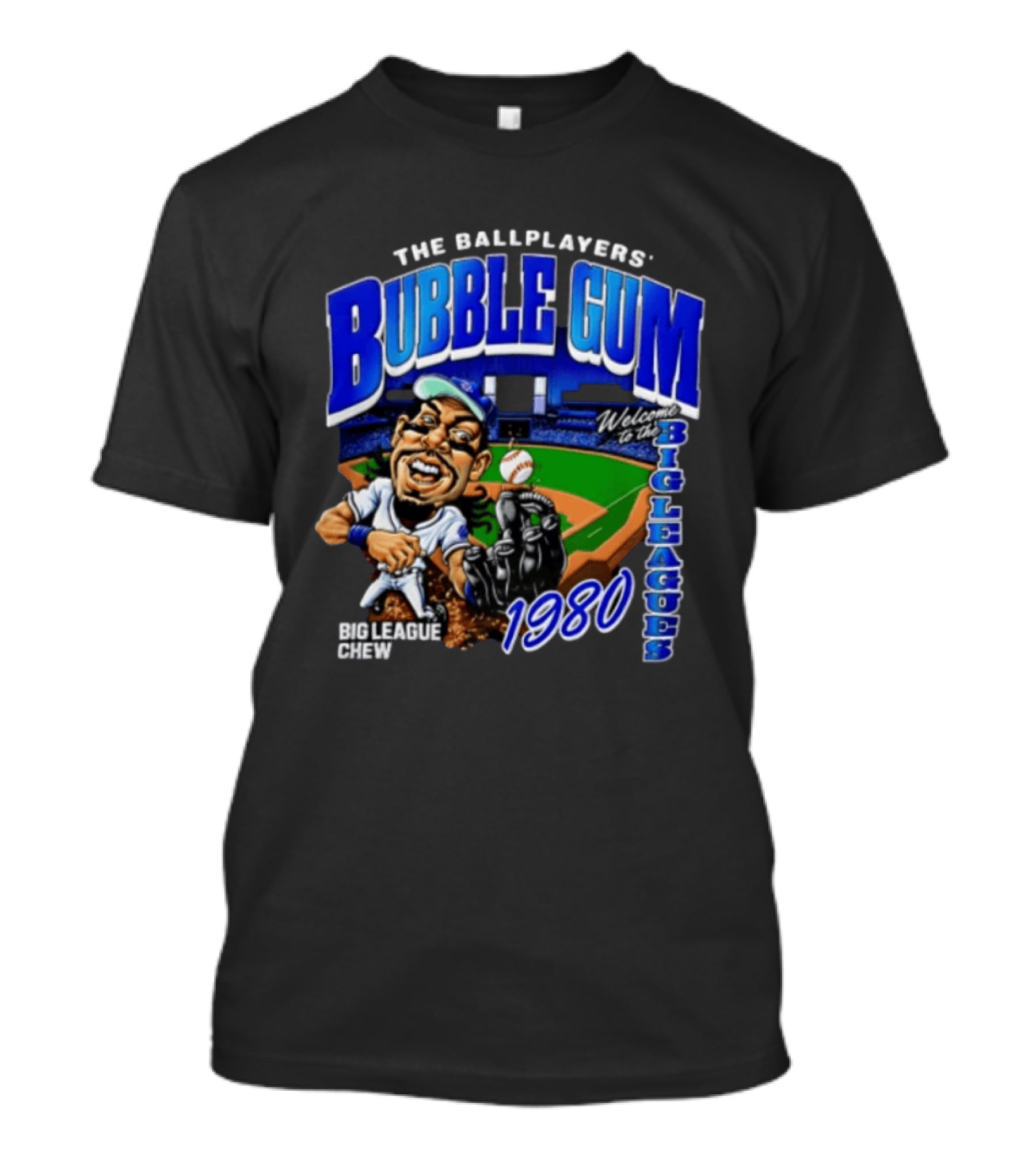 The Ballplayers Bubble Gum Welcome To The Big Leagues 1980 Big League Chew T-Shirt