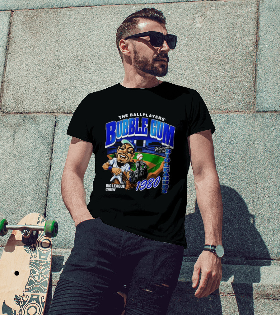 The Ballplayers Bubble Gum Welcome To The Big Leagues 1980 Big League Chew T-Shirt