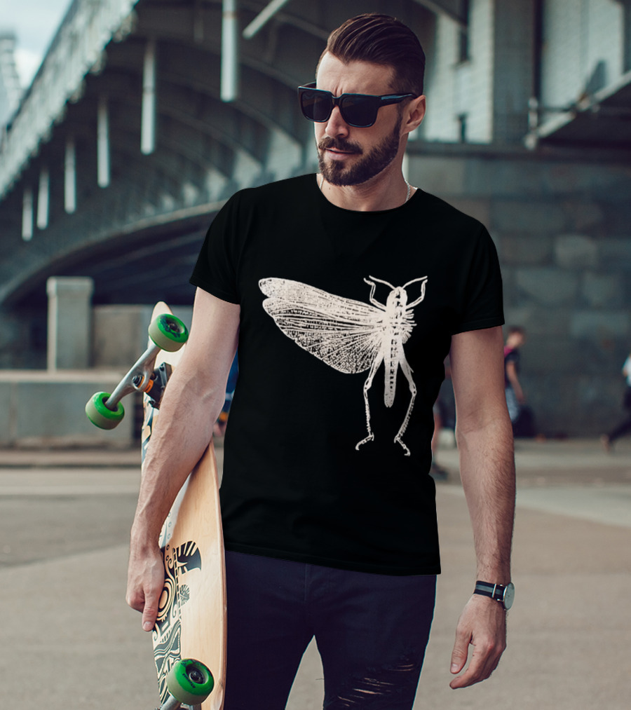 Detailed Grasshopper Insect Nature Entomology T-Shirt