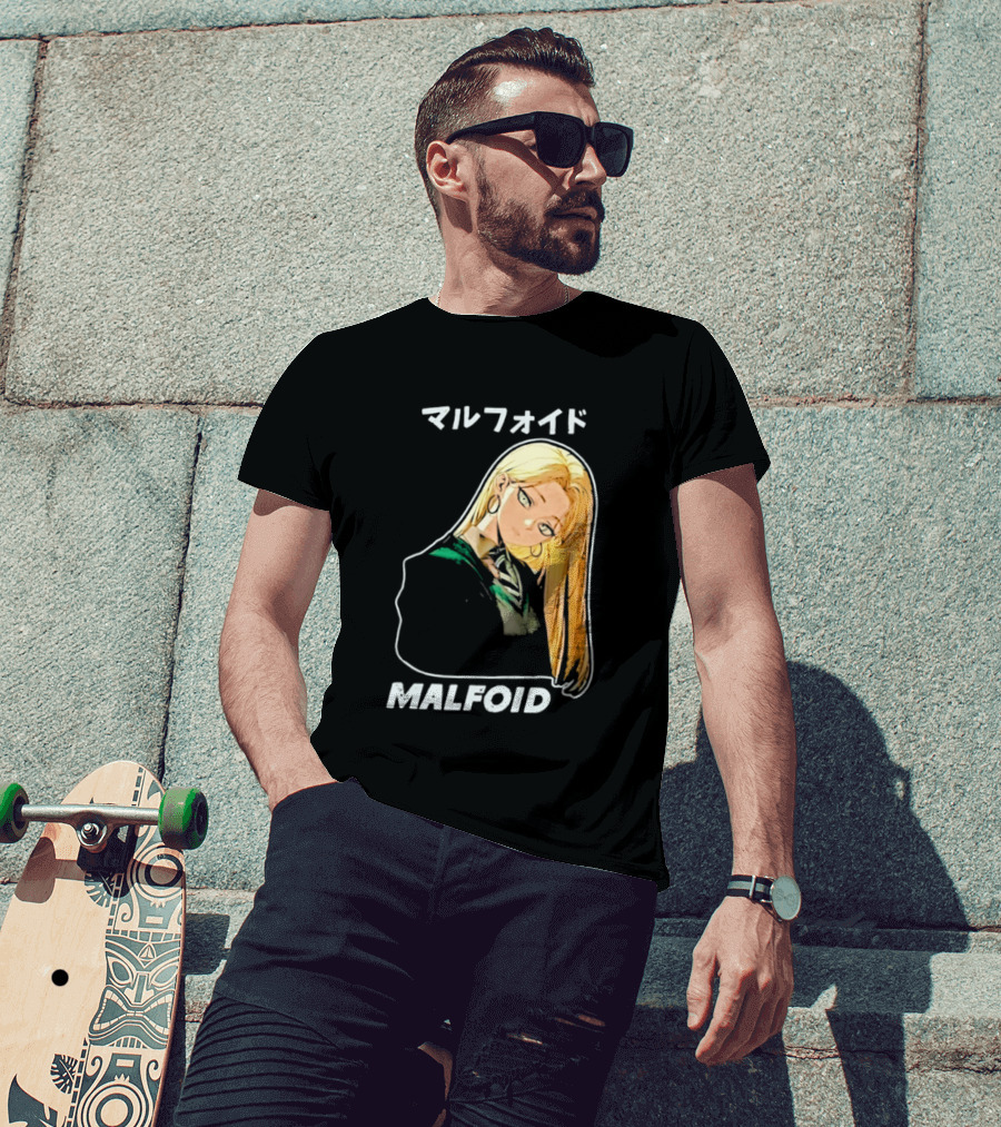 Malfoid Draco Malfoy Anime Slytherin T-Shirt