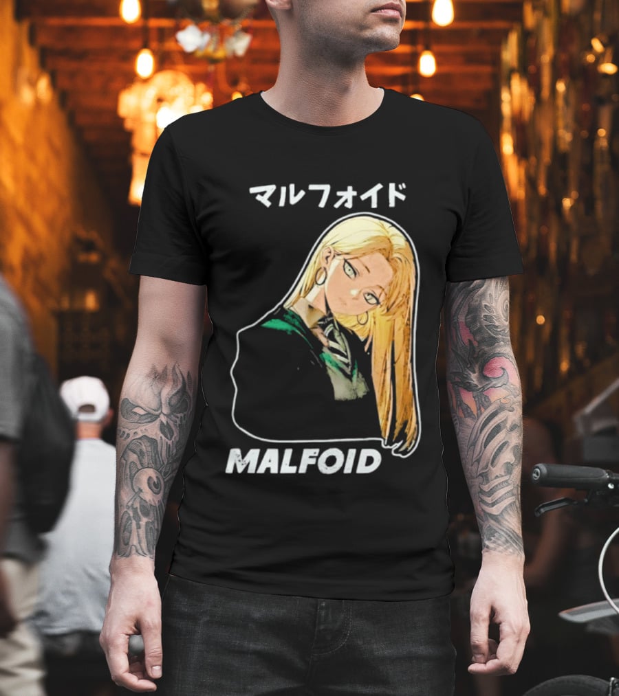 Malfoid Draco Malfoy Anime Slytherin T-Shirt