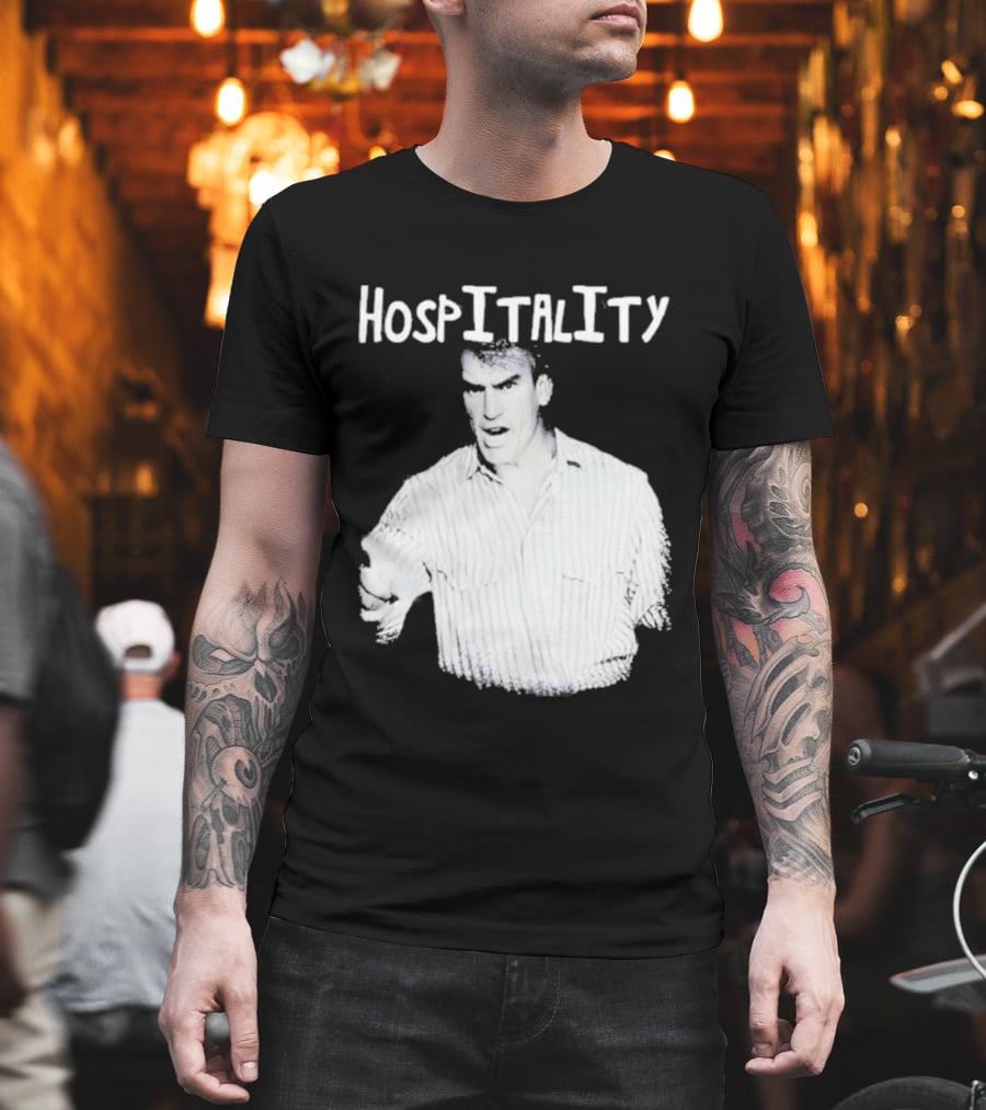 Hospitality Bootleg Striped Man T-Shirt
