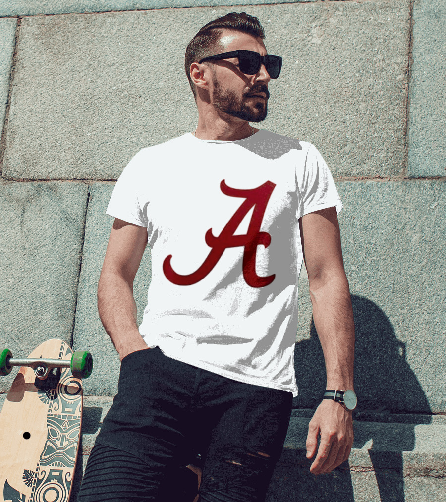 Alabama Crimson Tide Script A Wordmark T-Shirt