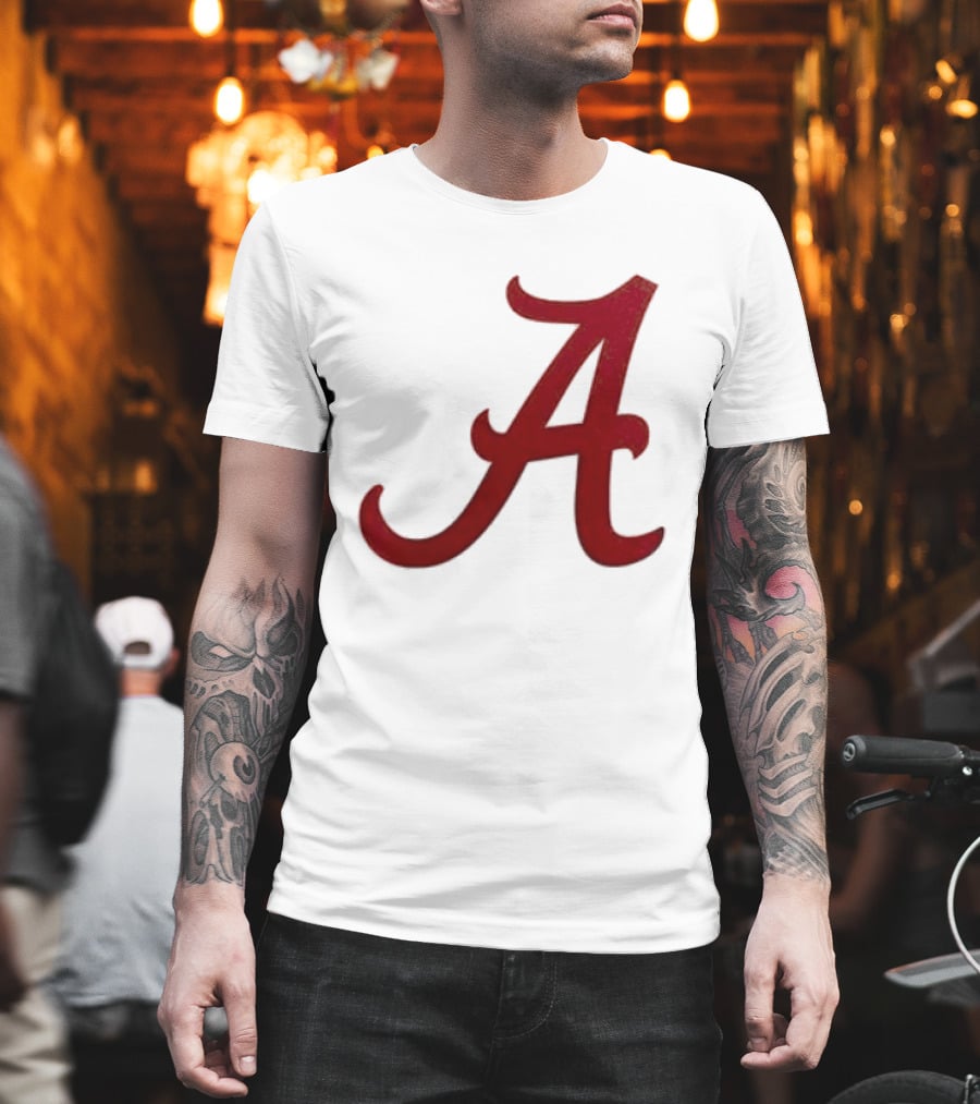 Alabama Crimson Tide Script A Wordmark T-Shirt
