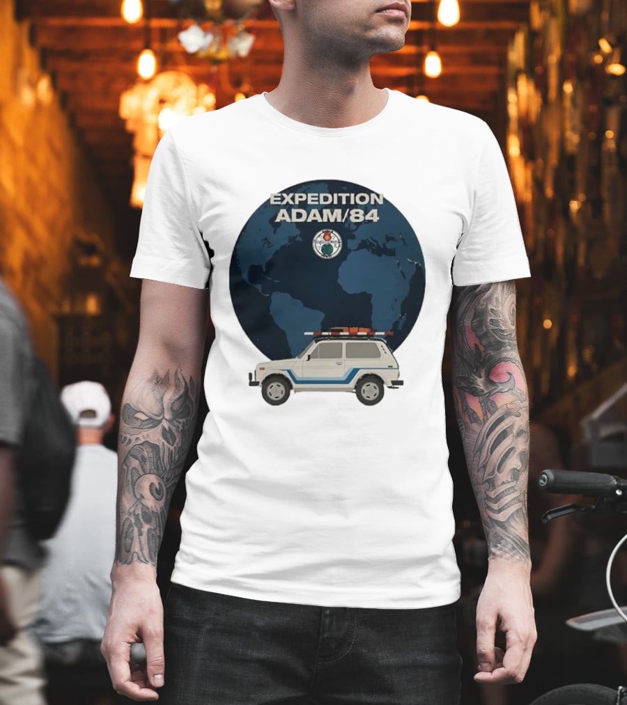 Expedition Adam 84 Off Road Adventure Globe T-Shirt