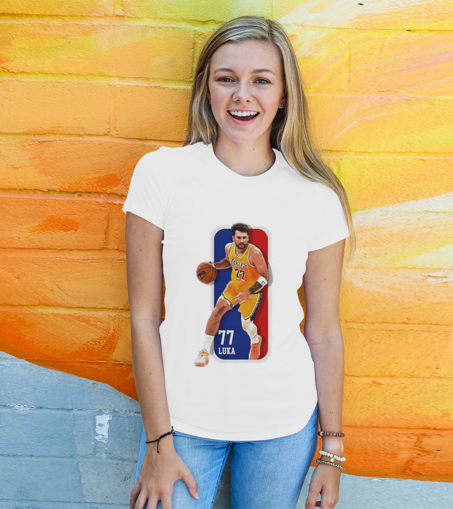 Luka 77 Los Angeles Lakers NBA Basketball Player T-Shirt