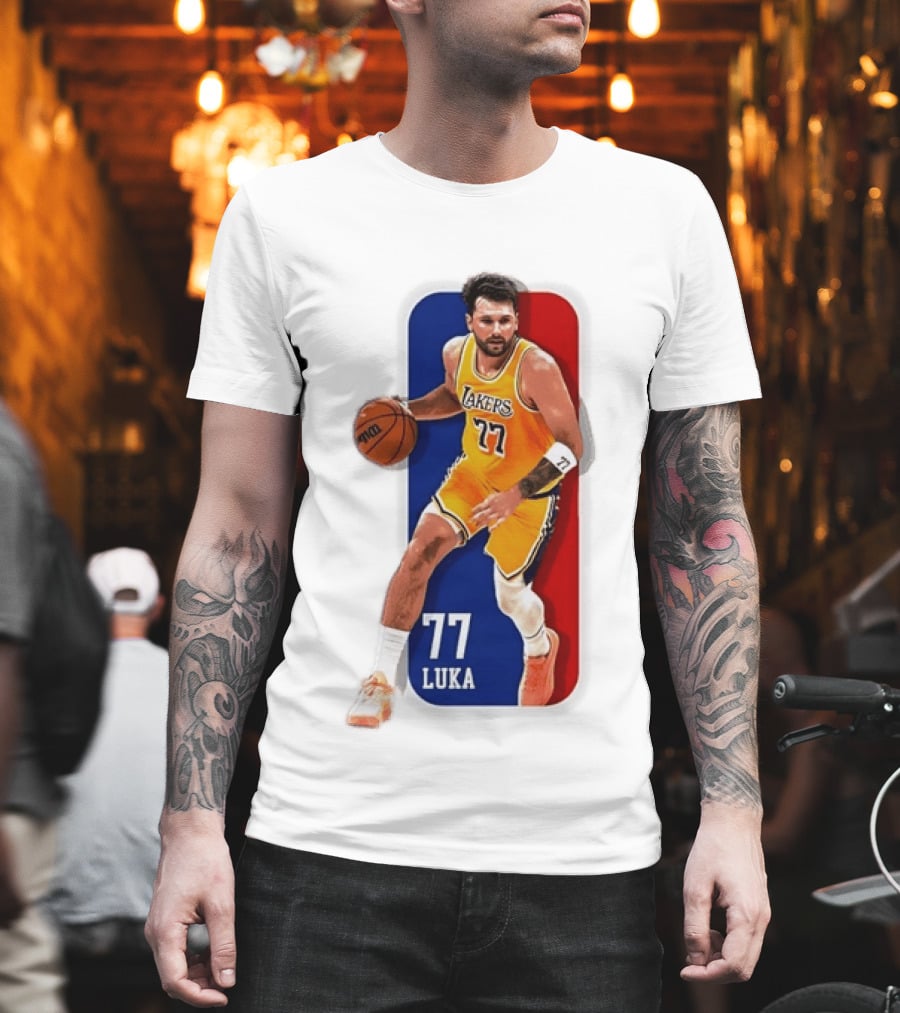 Luka 77 Los Angeles Lakers NBA Basketball Player T-Shirt