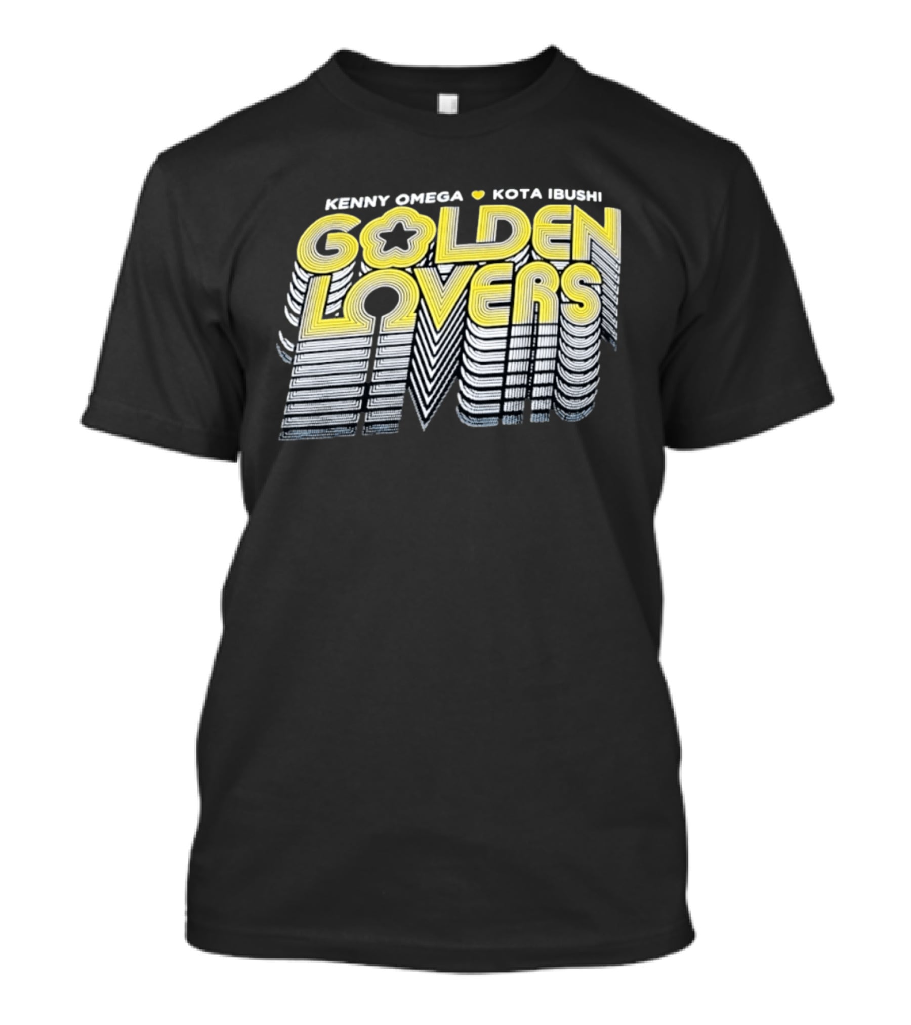 Kenny Omega Kota Ibushi Golden Lovers Retro Star Heart T-Shirt