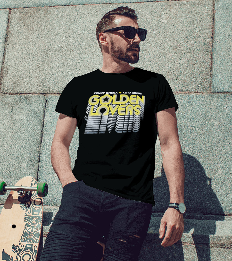 Kenny Omega Kota Ibushi Golden Lovers Retro Star Heart T-Shirt