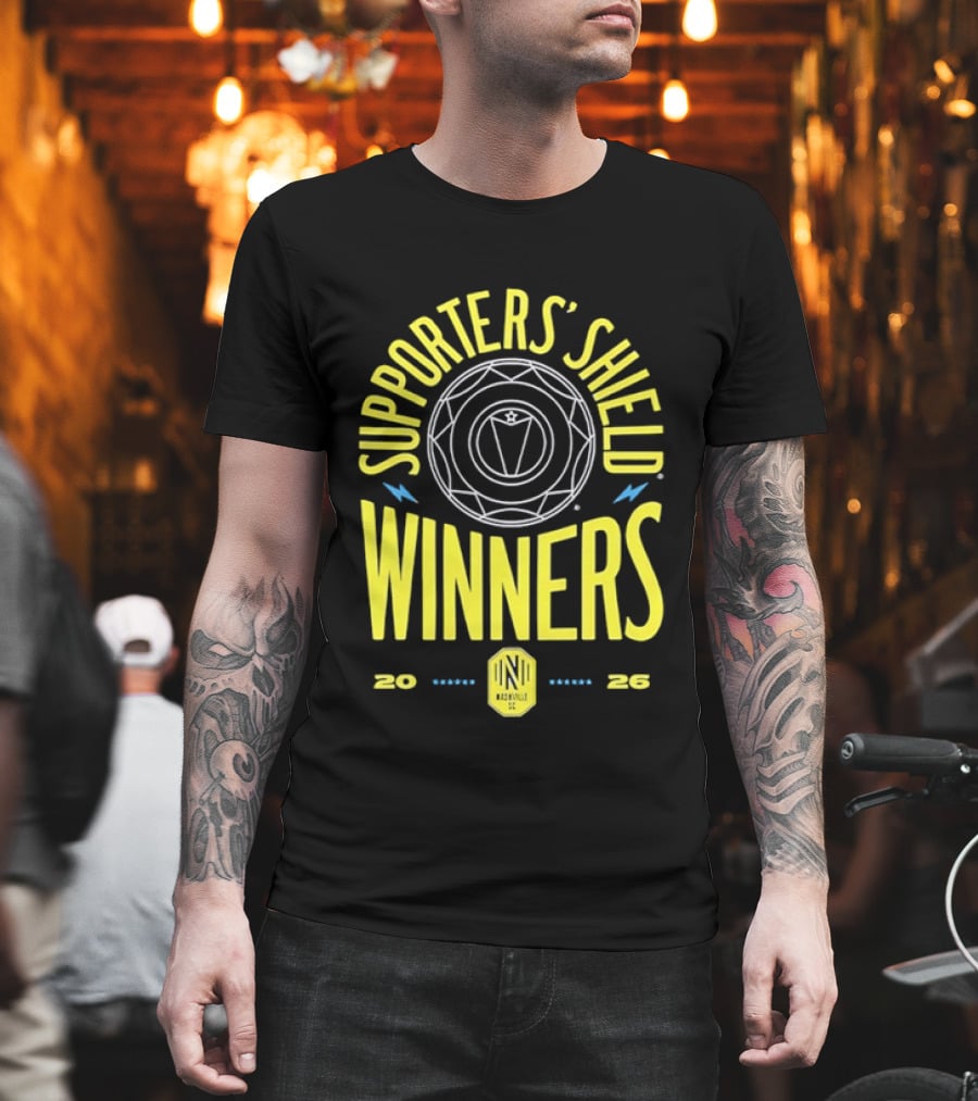 Supporters' Shield Winners Nashville SC 2026 Soccer T-Shirt