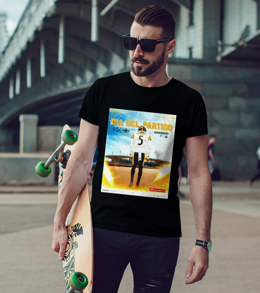 Ramsey No 5 Pittsburgh Steelers Dia Del Partido Stade De France October 25th 2026 NFL Network T-Shirt