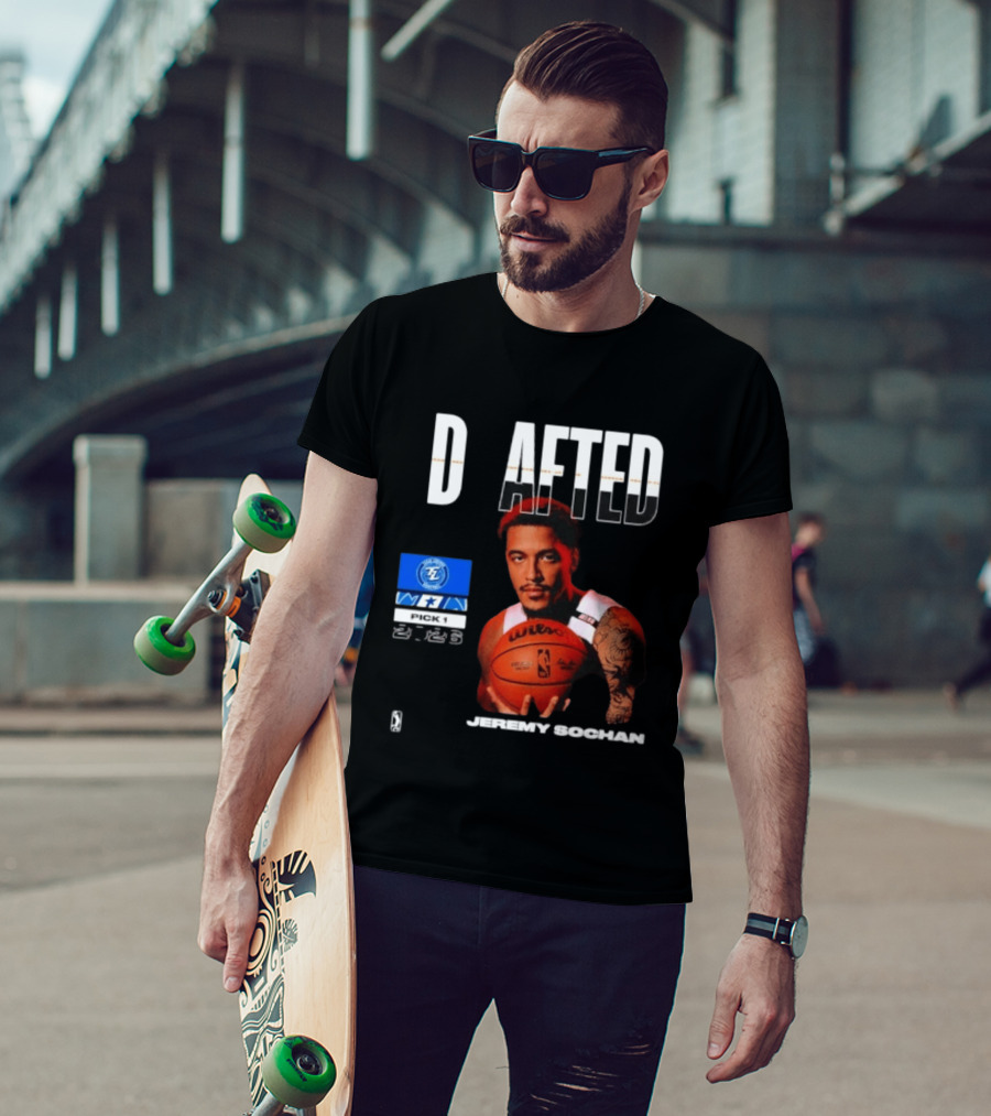 Jeremy Sochan D AFTED 2026 Pick 1 Texas Legends Mavs T-Shirt