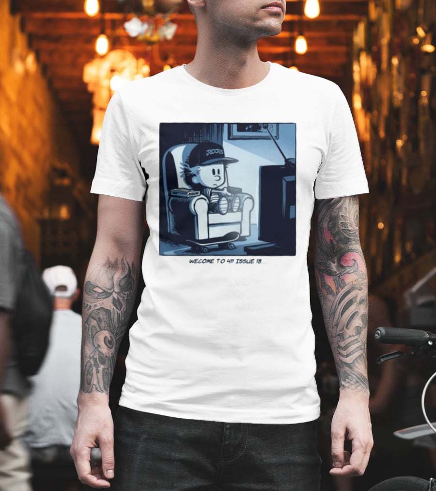 Calvin 411 Issue 18 90s Nostalgia Skateboarding Youth T-Shirt
