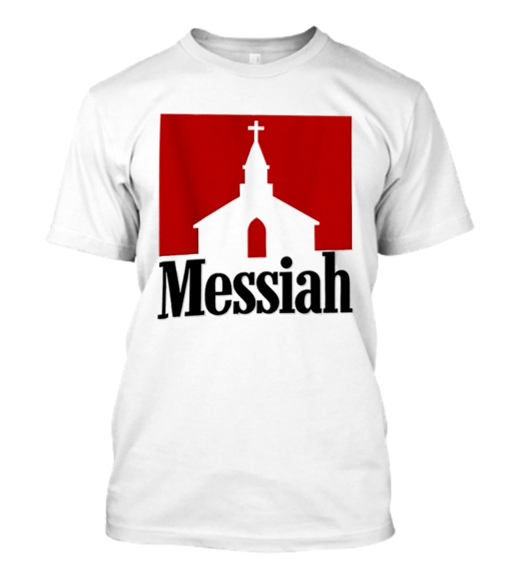 Messiah Church Christian Religious Cross T-Shirt