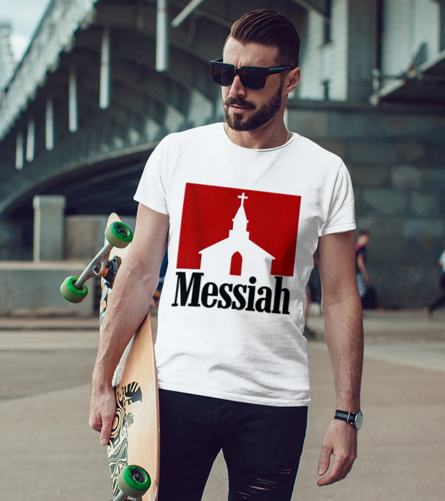 Messiah Church Christian Religious Cross T-Shirt