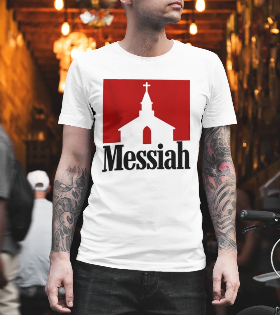 Messiah Church Christian Religious Cross T-Shirt
