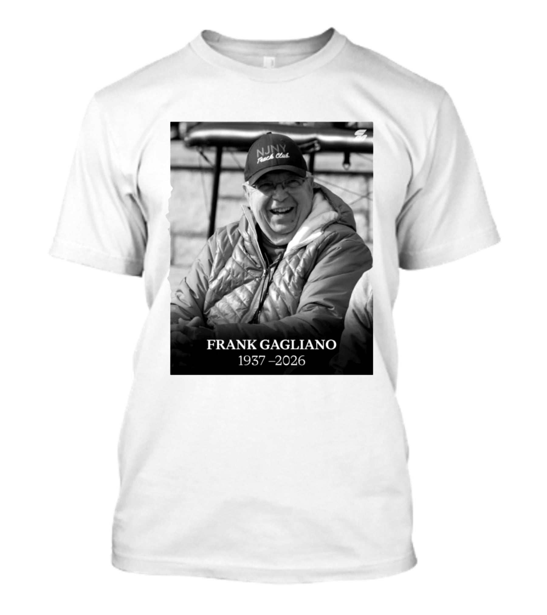 Frank Gagliano 1937 2026 NJNY Track Club T-Shirt
