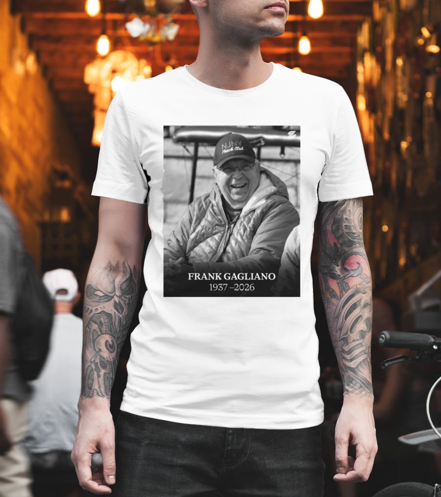 Frank Gagliano 1937 2026 NJNY Track Club T-Shirt