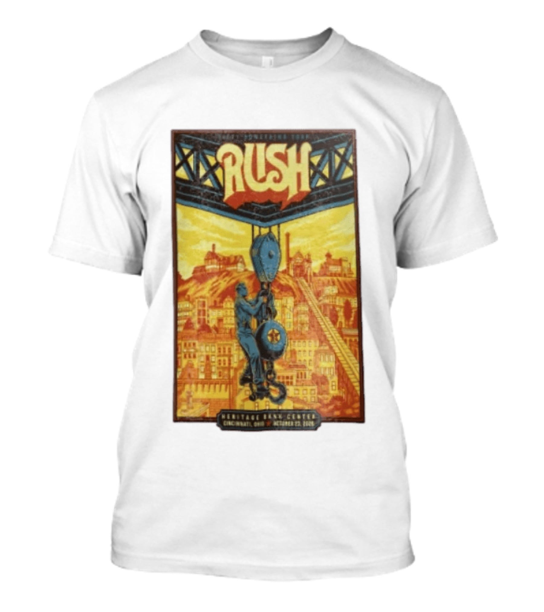 Rush Fifty Something Tour Heritage Bank Center Cincinnati Ohio October 23 2026 T-Shirt