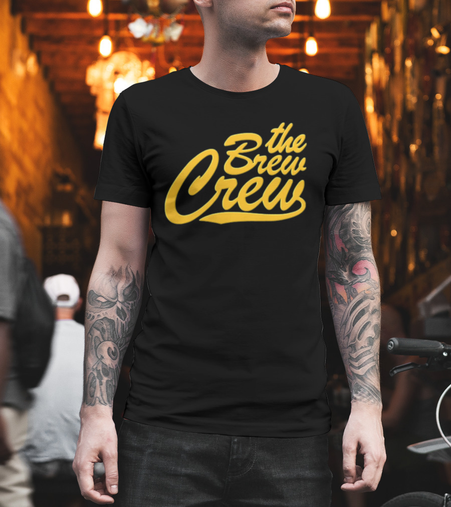 Milwaukee Brewers The Brew Crew Baseball Team Fan T-Shirt