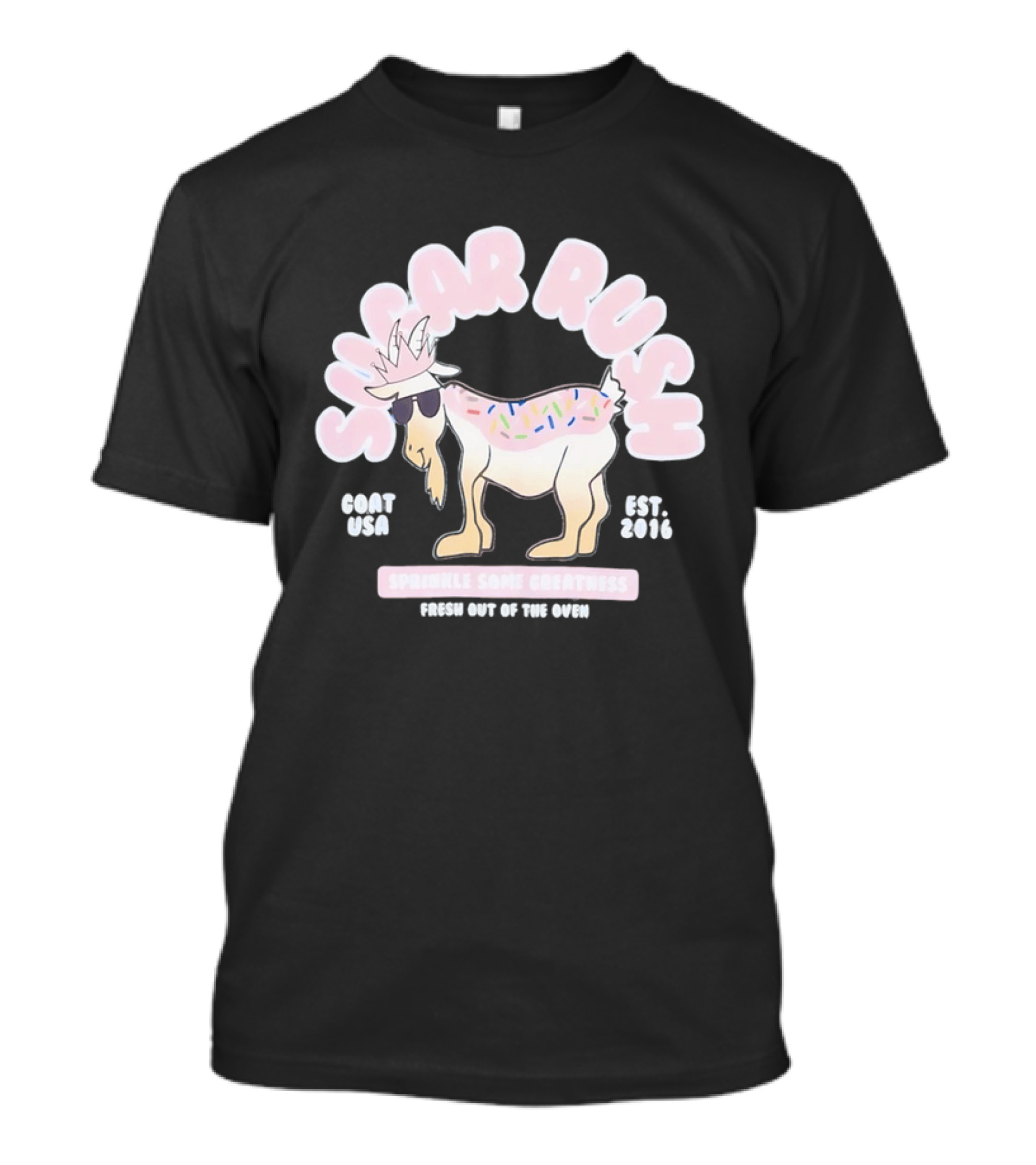 Sugar Rush Goat USA Sprinkle Some Greatness Flavor Out Of The Box T-Shirt