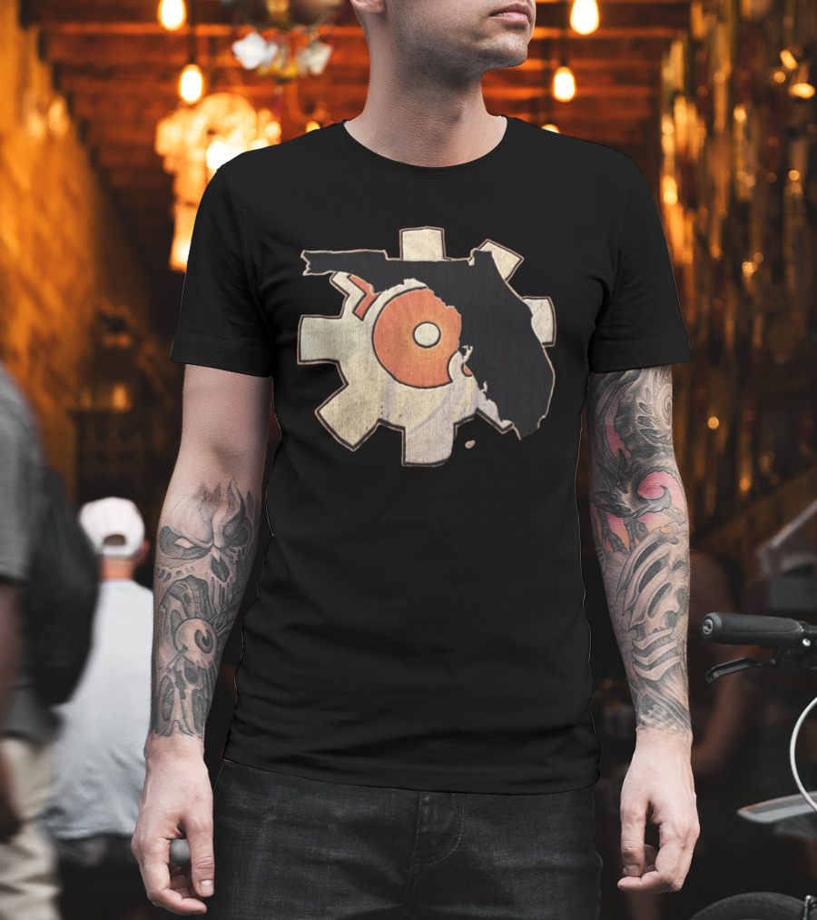 Florida Tactical Gear Shape Map T-Shirt