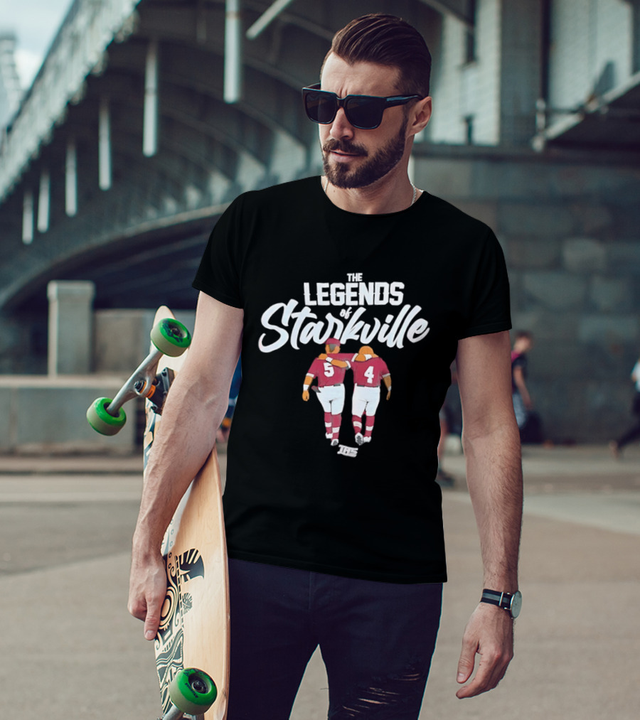 The Legends Of Starkville Mississippi State Baseball Players Numbers 5 And 4 T-Shirt