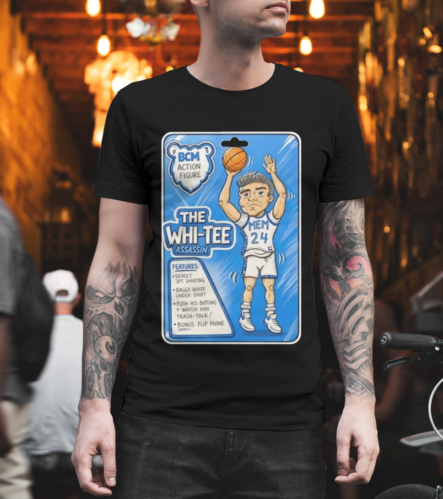 BCM Action Figure The Whi Assassin MEM 24 Basketball Shooter T-Shirt