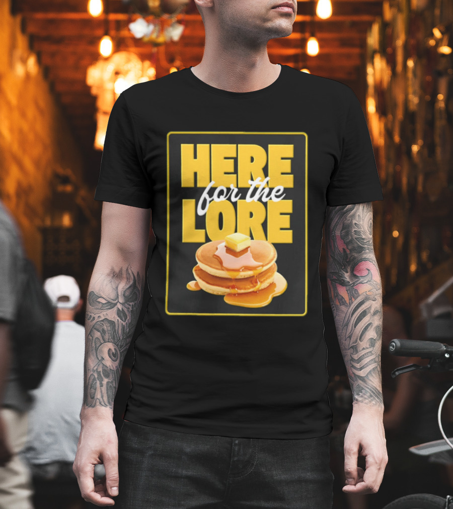 Here For The Lore Pancake Milwaukee Brewers T-Shirt