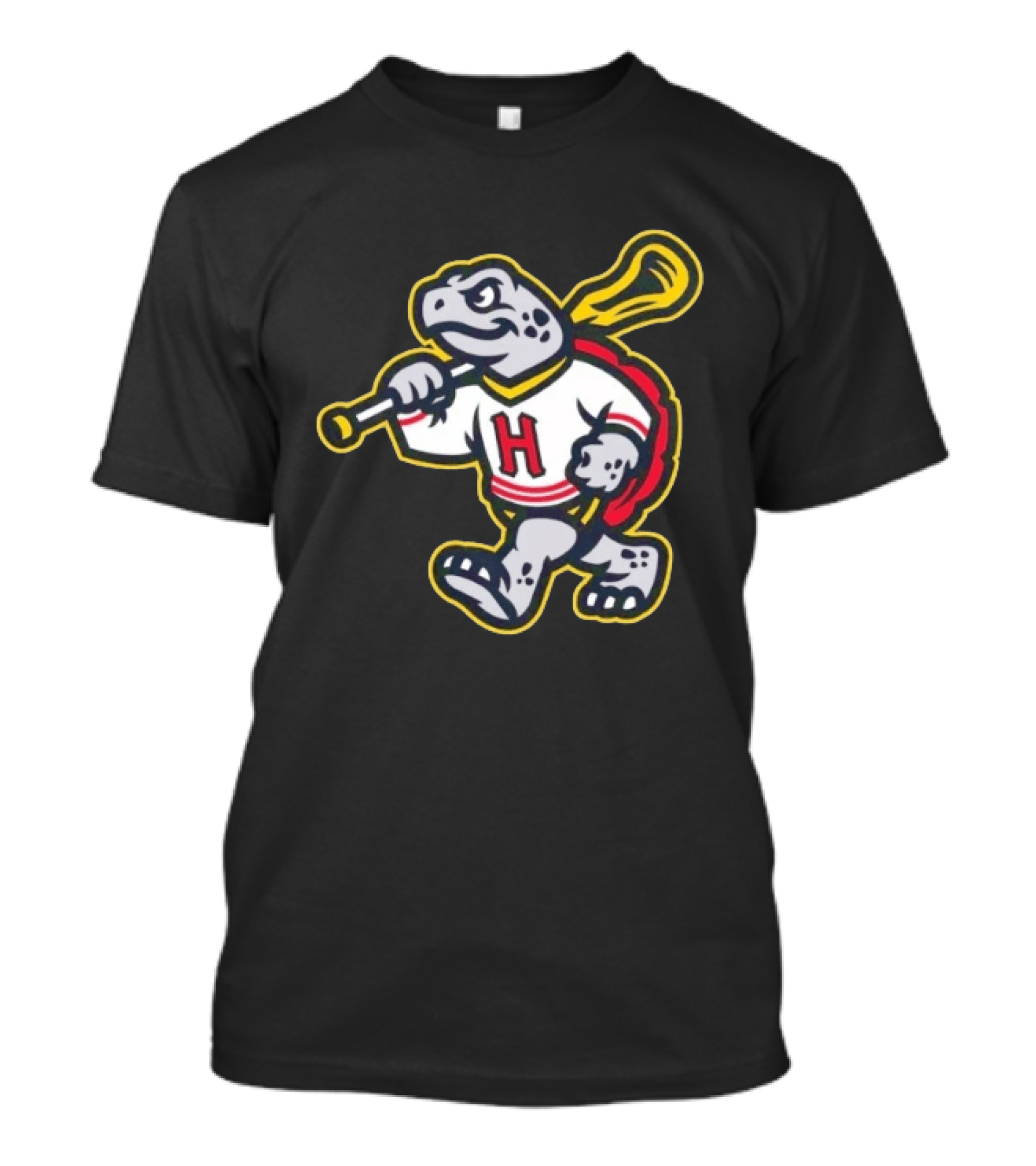 Hardshells Lacrosse Club Turtle Mascot H Sports Team Paddle T-Shirt