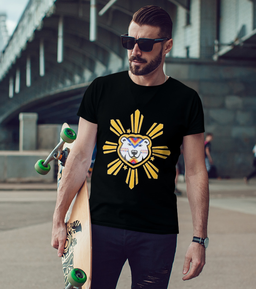 Winnipeg Sea Bears Filipino Sun And Bear T-Shirt