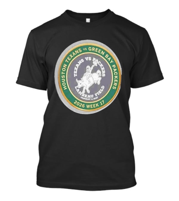 Houston Texans Vs Green Bay Packers Lambeau Field January 4 2026 Week 17 T-Shirt