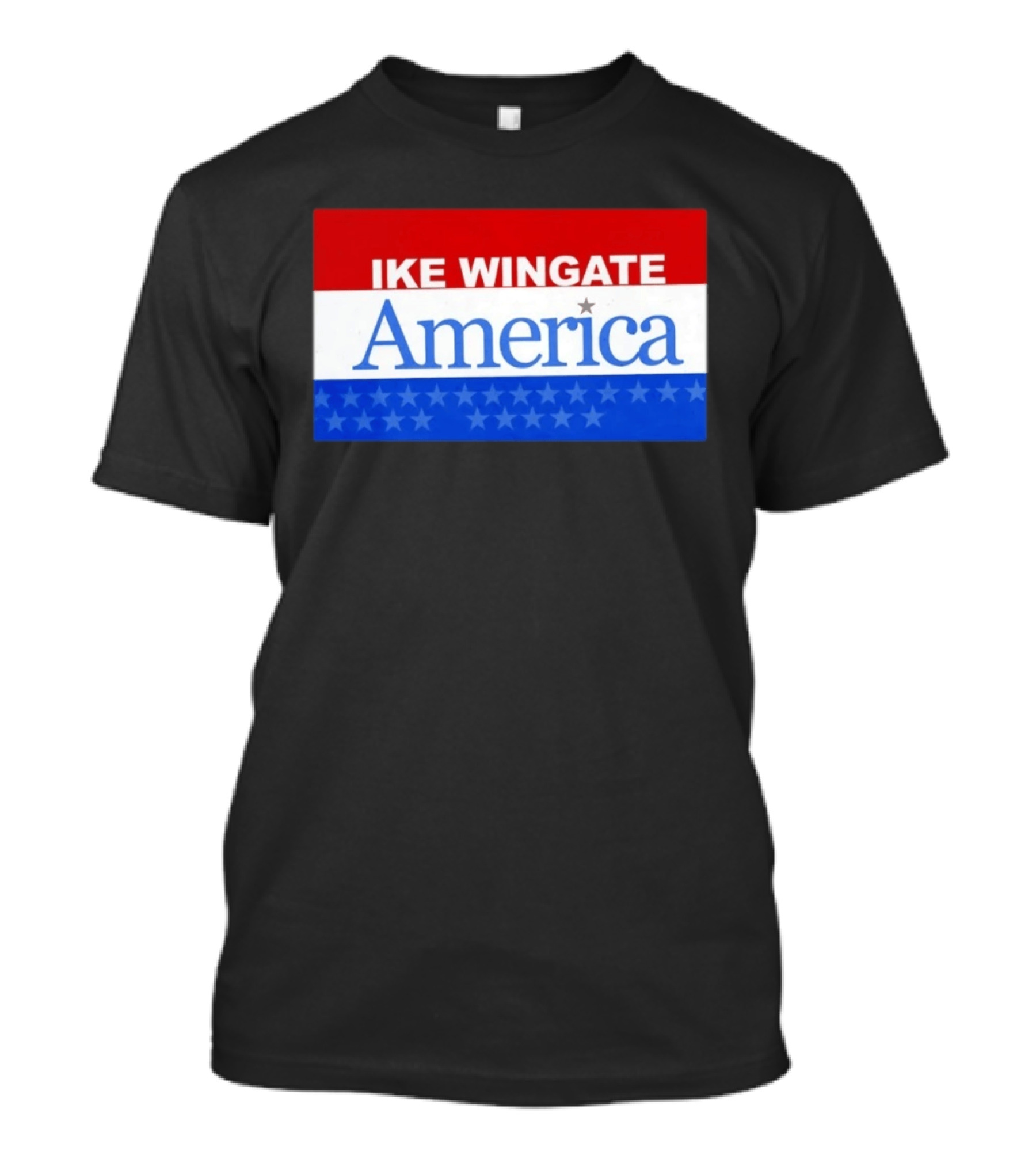 Ike Wingate America Patriotic Campaign Stars T-Shirt