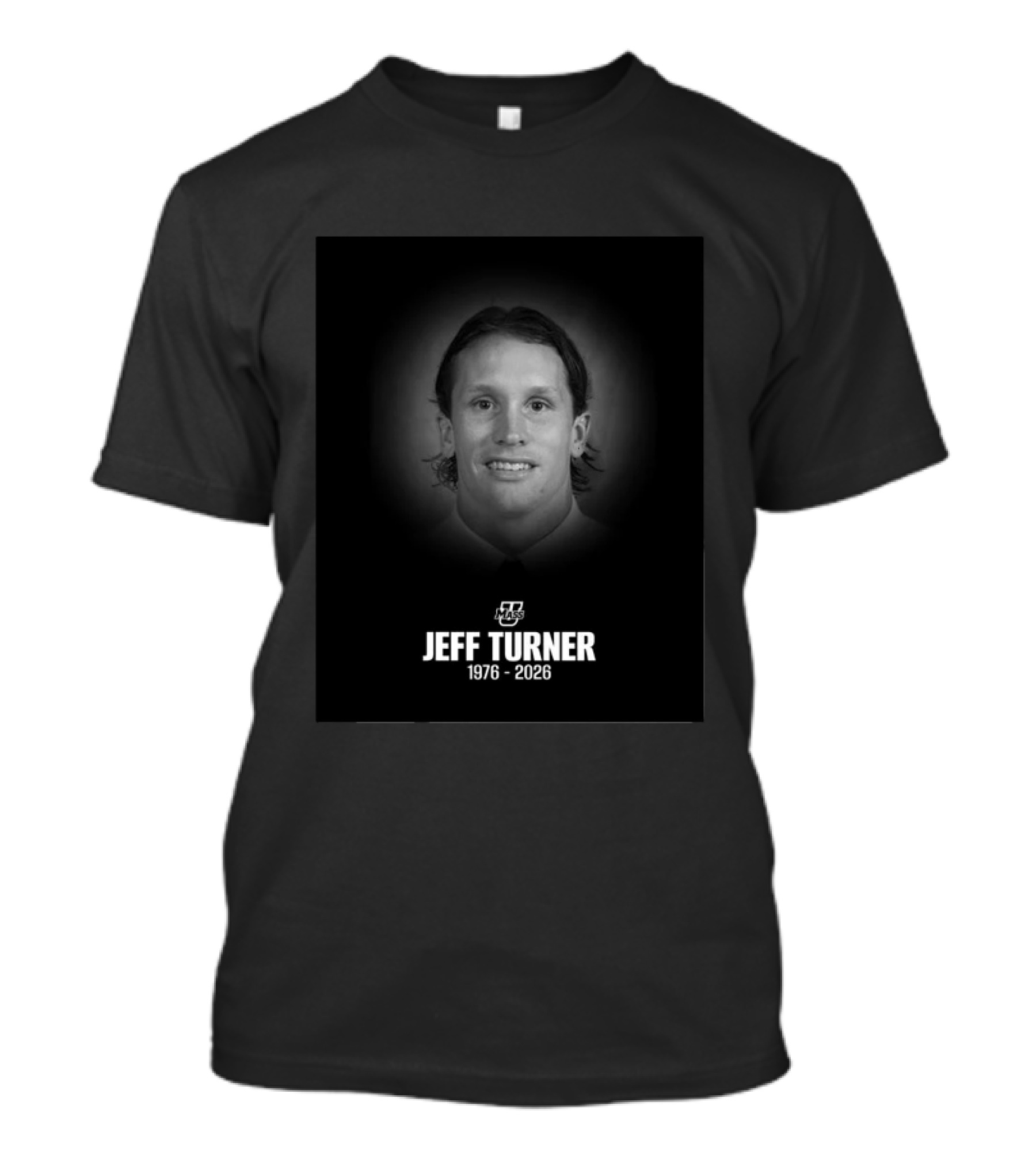 UMass Jeff Turner 1976 2026 Memoriam T-Shirt