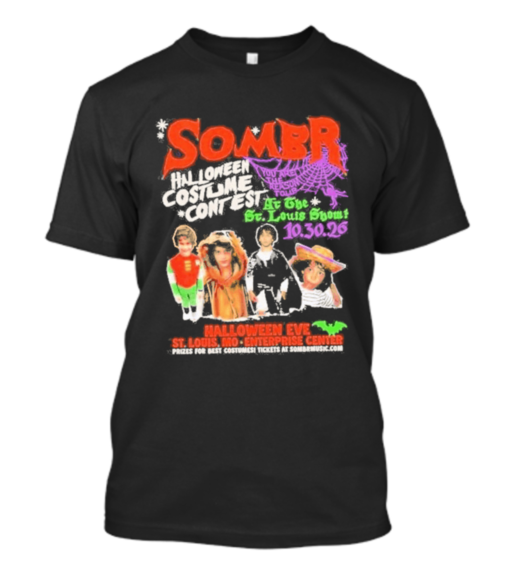 Sombr Costume Contest Halloween Event St Louis MO Enterprise Center October 30 2026 T-Shirt