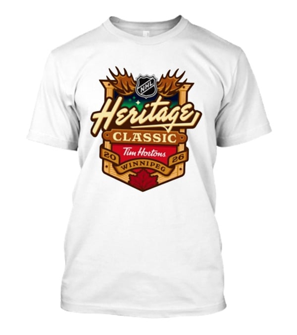 NHL Heritage Classic 2026 Tim Hortons Winnipeg T-Shirt