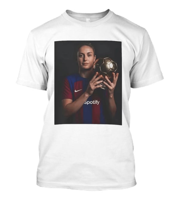 Spotify Alexia Putellas FC Barcelona Nike Ballon D'Or Winner T-Shirt