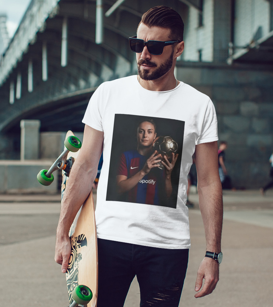 Spotify Alexia Putellas FC Barcelona Nike Ballon D'Or Winner T-Shirt