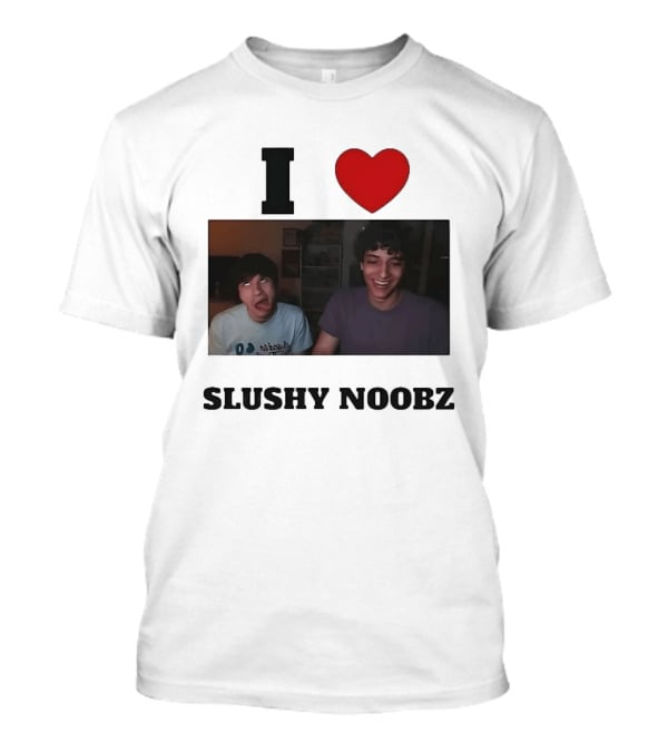 I Love Slushy Noobz Martin Chase YouTube Comedy Duo T-Shirt