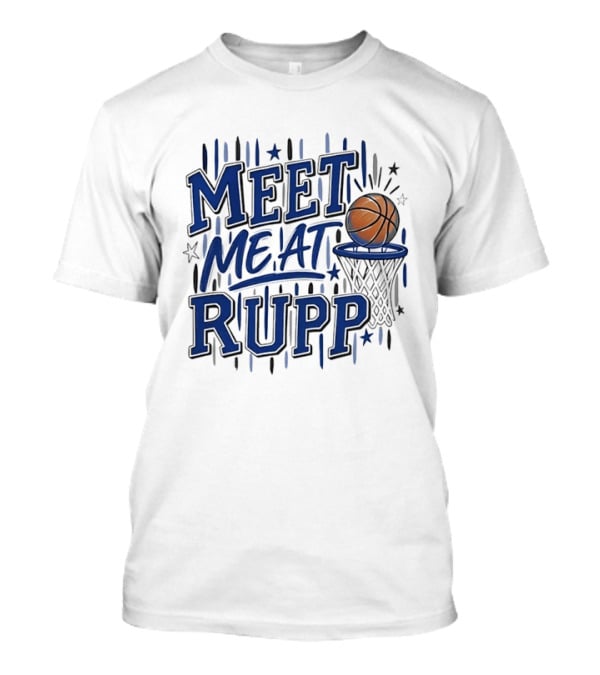 Meet Me At Rupp Basketball Kentucky Wildcats Stars Hoops T-Shirt