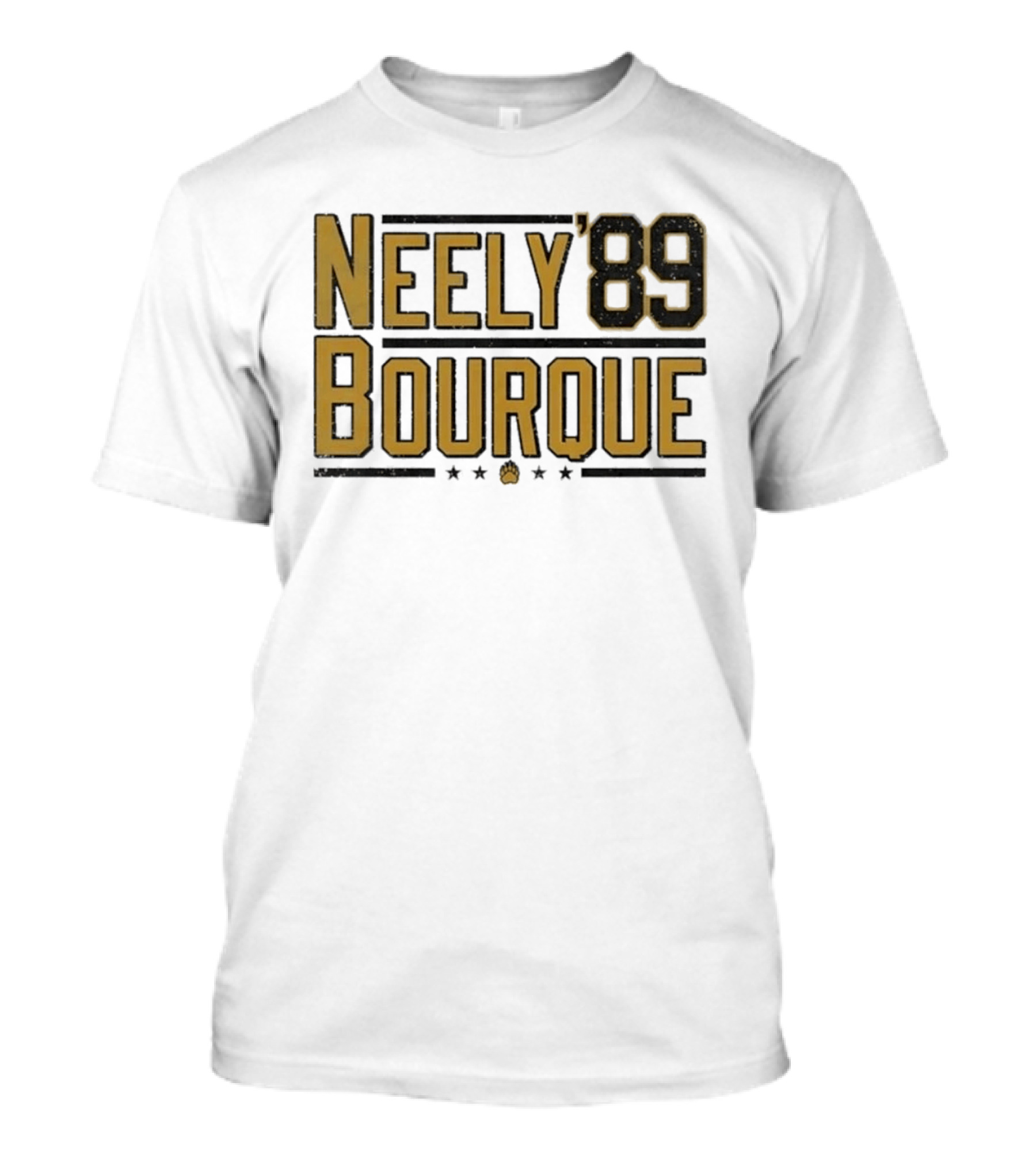 Neely Bourque '89 Boston Bruins Hockey Legends T-Shirt