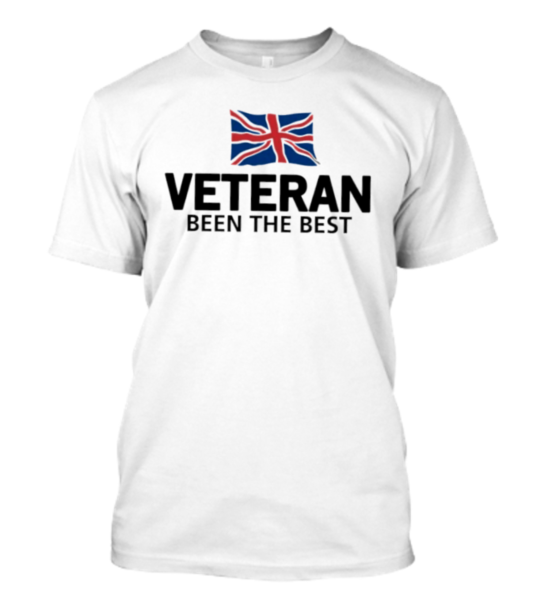 Veteran Been The Best Union Jack Flag T-Shirt
