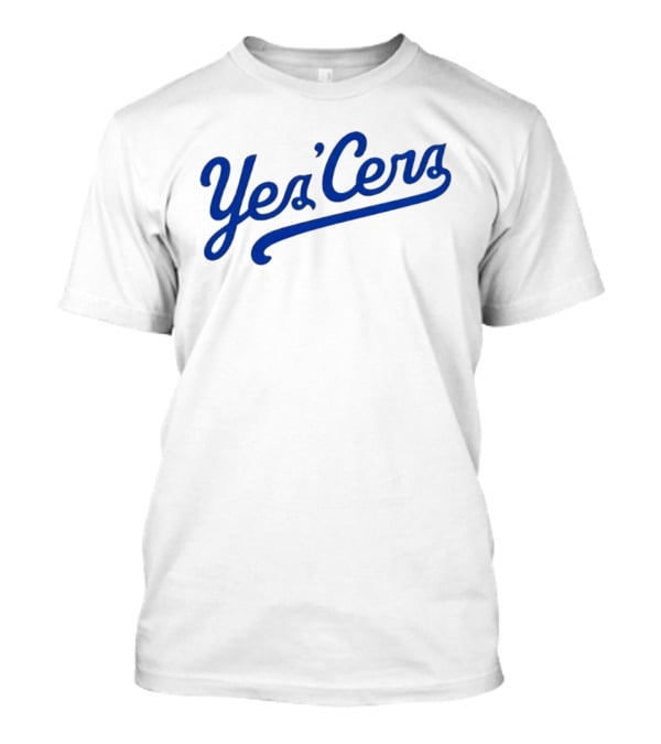 Yes'Cers NBA Basketball Script T-Shirt