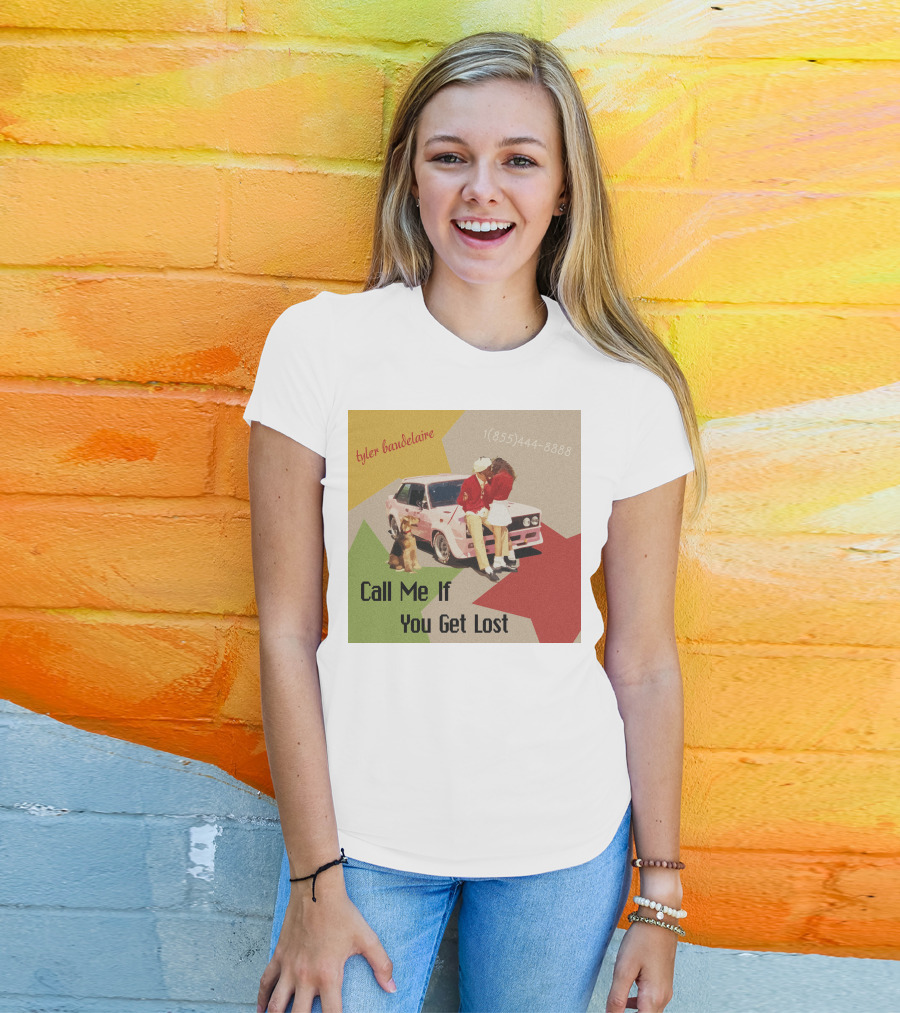 Tyler Baudelaire Call Me If You Get Lost 1(855)444-8888 T-Shirt