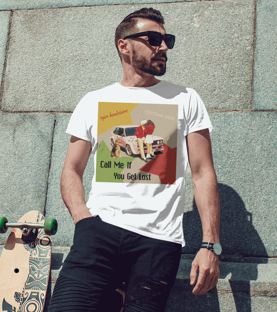 Tyler Baudelaire Call Me If You Get Lost 1(855)444-8888 T-Shirt