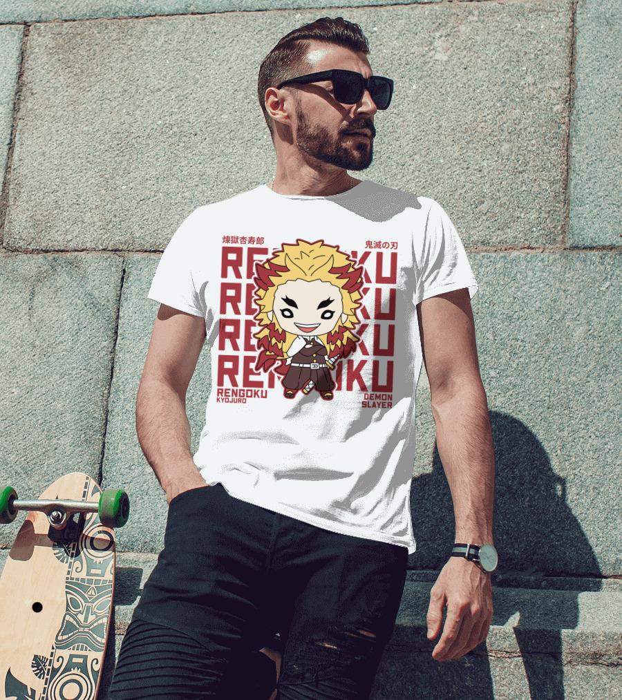 Rengoku Kyojuro Kimetsu No Yaiba Demon Slayer T-Shirt
